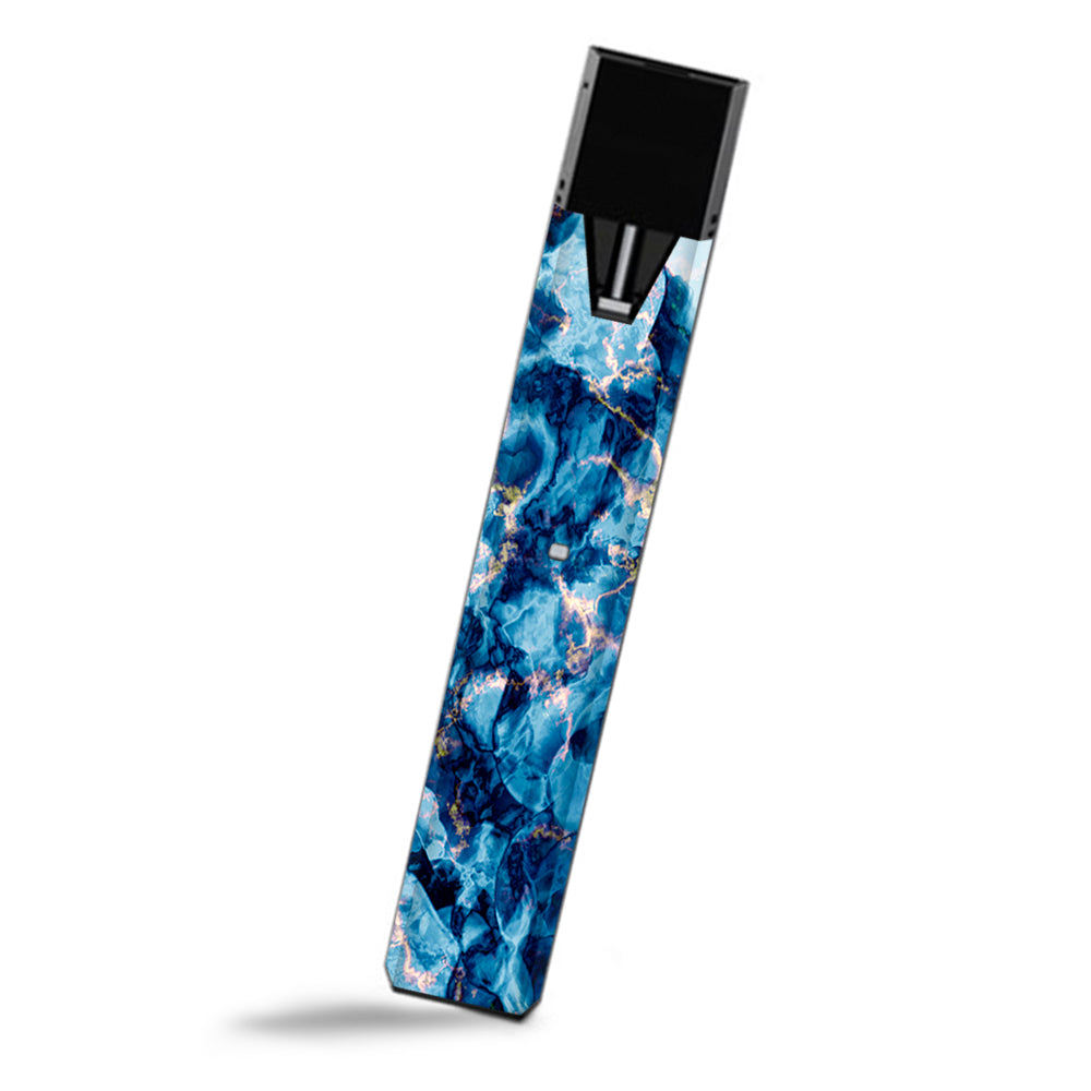  Heavy Blue Gold Marble Granite  Smok Fit Ultra Portable Skin