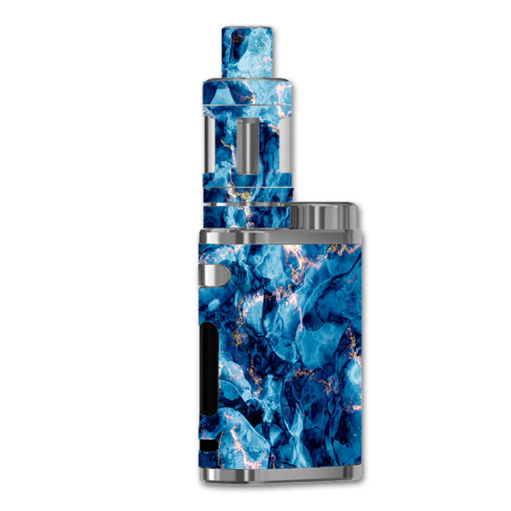  Heavy Blue Gold Marble Granite  eLeaf iStick Pico 75w Skin