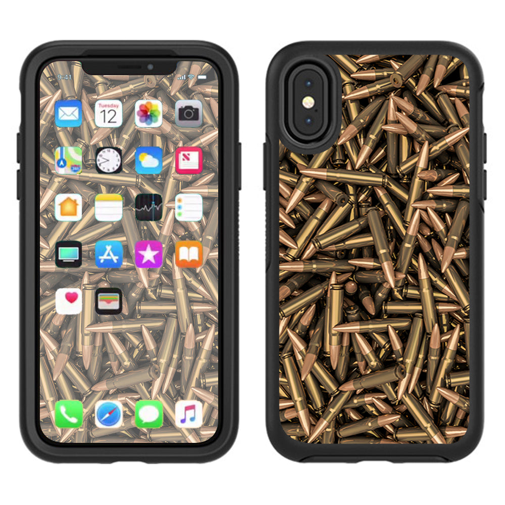  Bullets Ar Rifle Shells Otterbox Defender Apple iPhone X Skin
