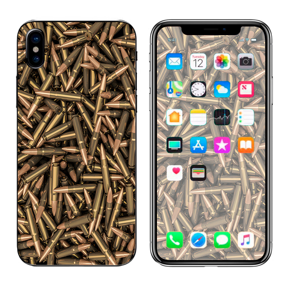  Bullets Ar Rifle Shells Apple iPhone X Skin