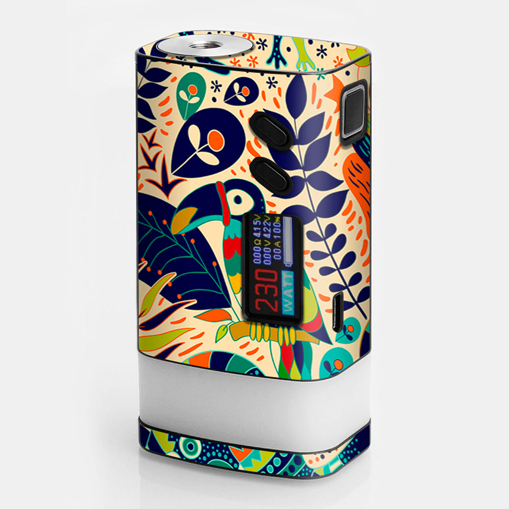  Pop Art Toucan Color Tropical Design Sigelei Fuchai Glo 230w Skin