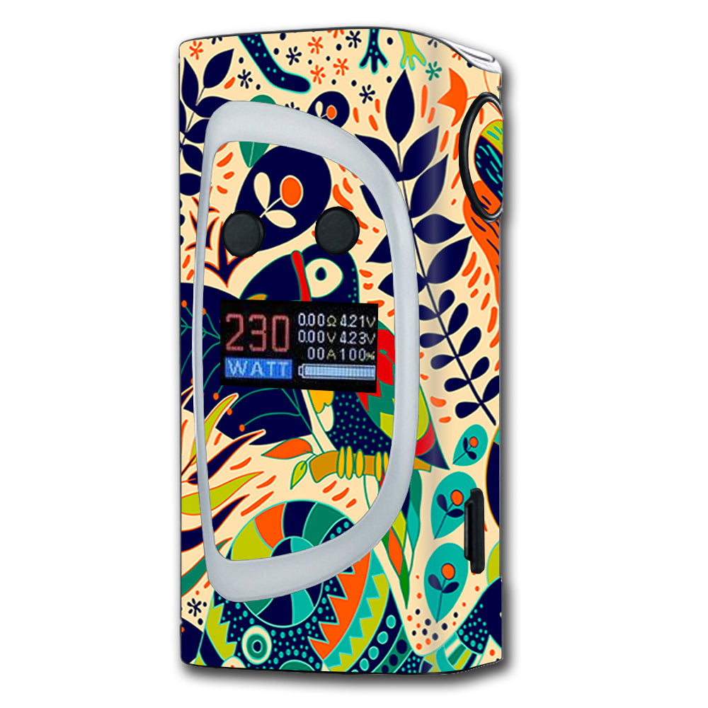  Pop Art Toucan Color Tropical Design Sigelei Kaos Spectrum 230w Skin