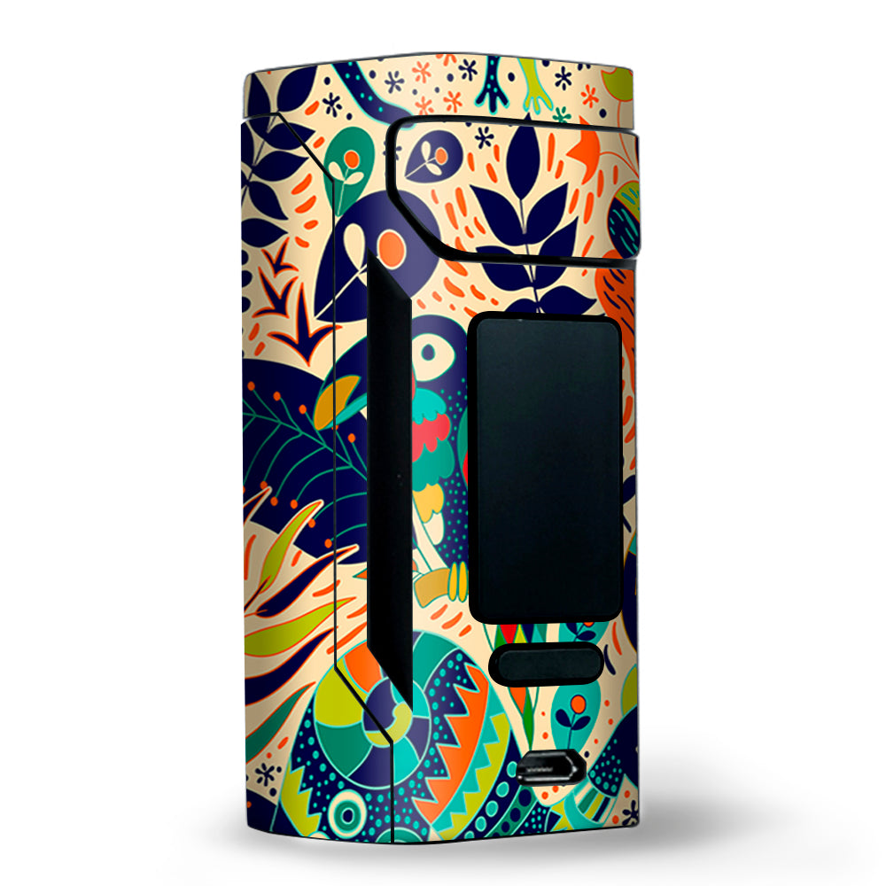  Pop Art Toucan Color Tropical Design Wismec RX2 20700 Skin