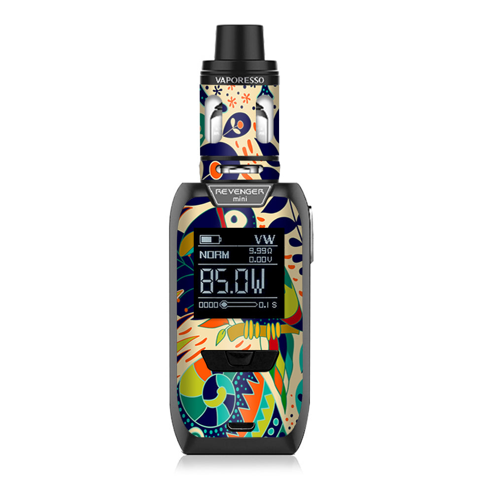  Pop Art Toucan Color Tropical Design Vaporesso Revenger Mini 85w Skin