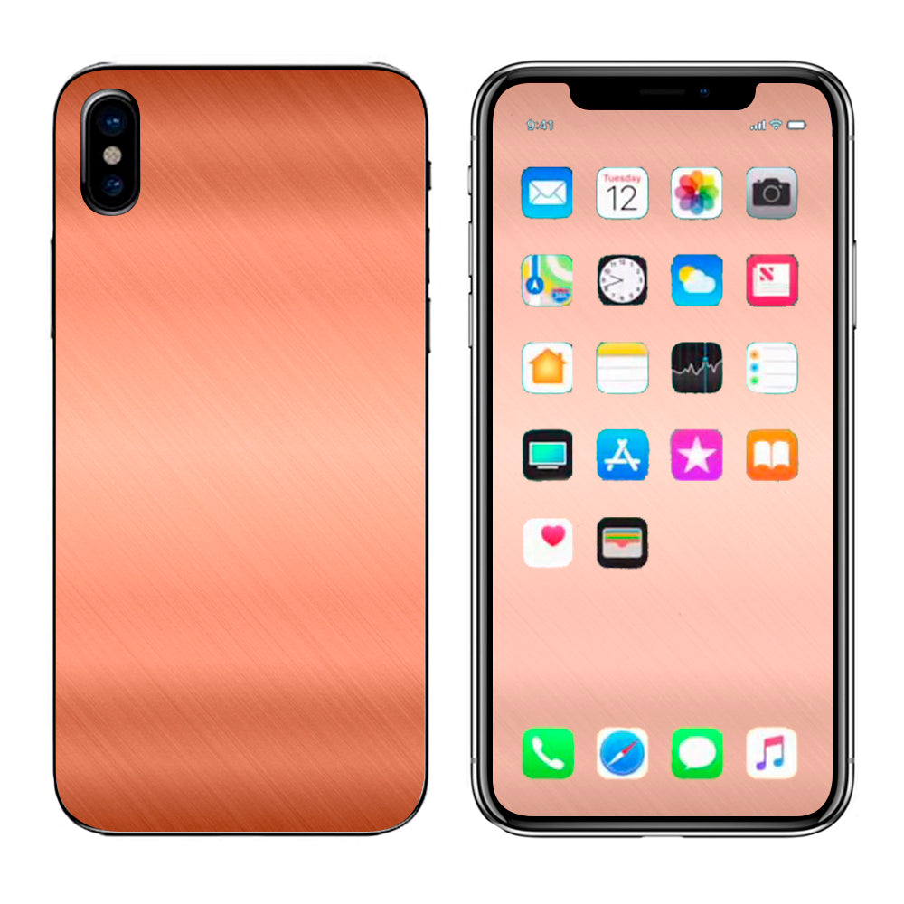  Copper Panel  Apple iPhone X Skin