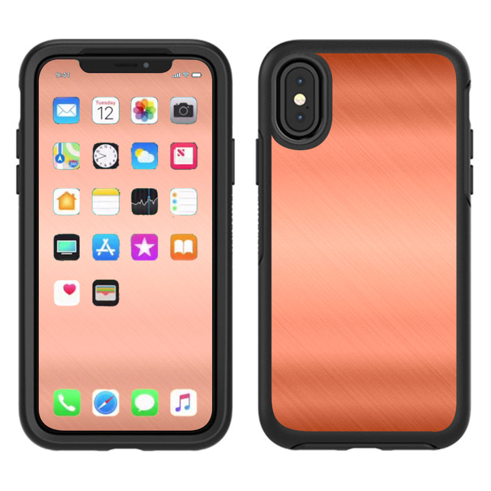  Copper Panel  Otterbox Defender Apple iPhone X Skin