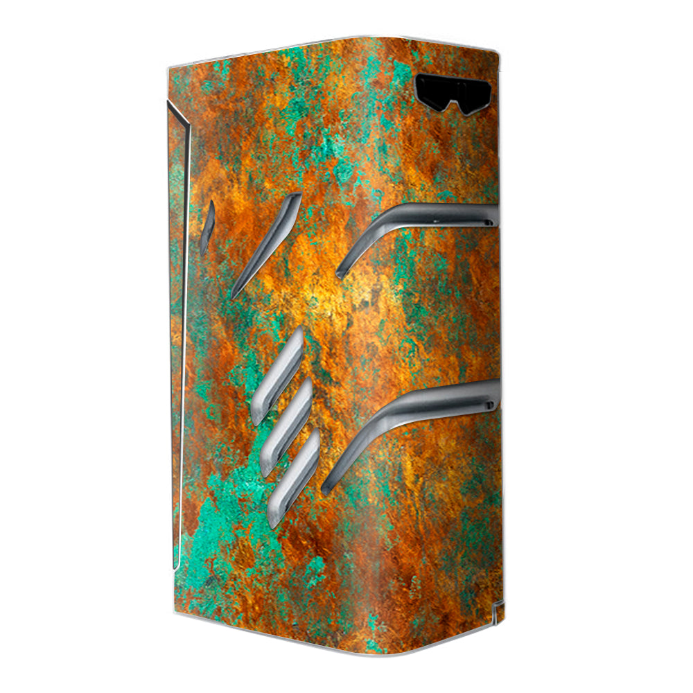  Copper Patina Metal Panel Smok T-Priv Skin