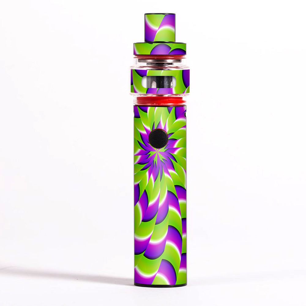  Purple Green Hippy Trippy Psychedelic Motion Swirl Smok Pen 22 Light Edition Skin