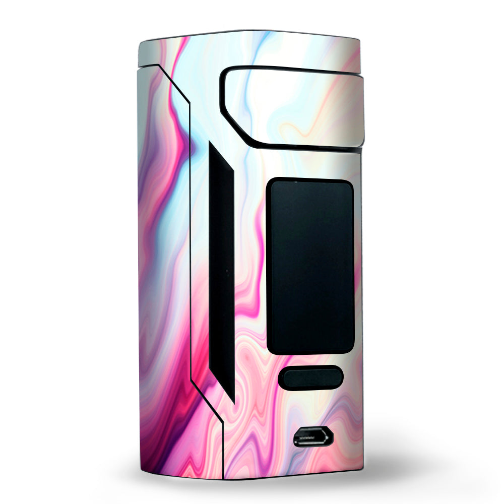  Pink Marble Glass Pastel Wismec RX2 20700 Skin