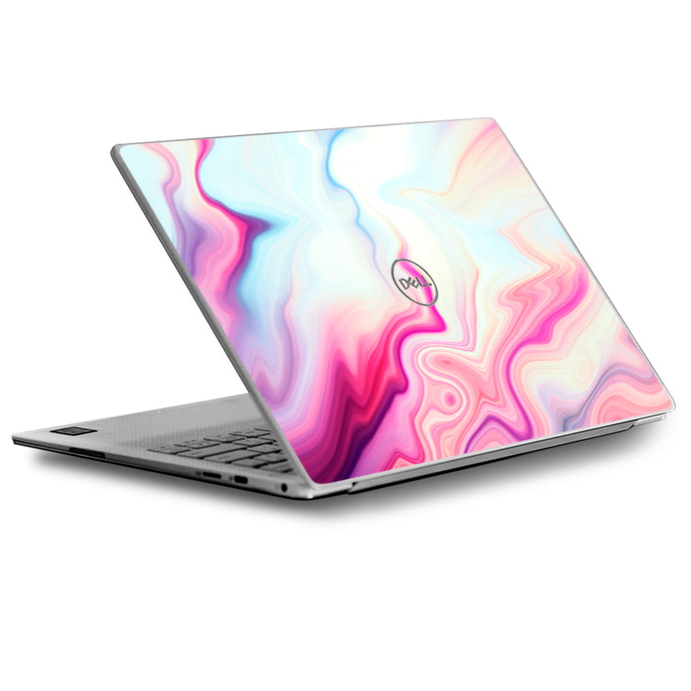  Pink Marble Glass Pastel Dell XPS 13 9370 9360 9350 Skin