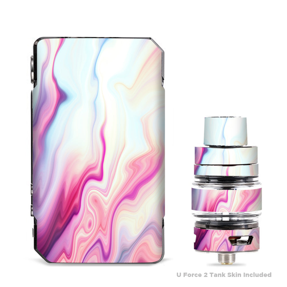 Skin Decals for VooPoo Drag 2 Kit / Pink Marble Glass pastel itsaskin.com Skin Decals for VooPoo Drag 2 Kit / Pink Marble Glass pastel itsaskin.com