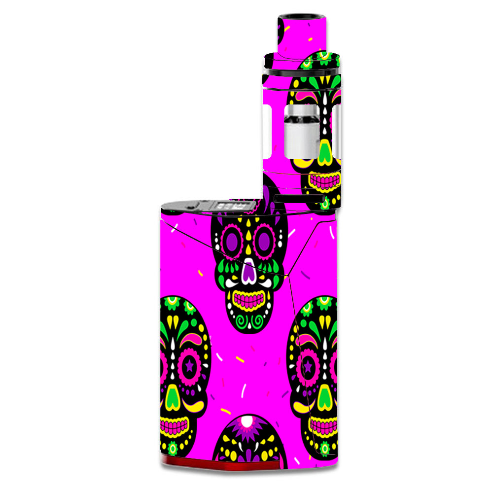  Pink Sugar Skulls Dia De Los Muertos Smok GX350 Skin