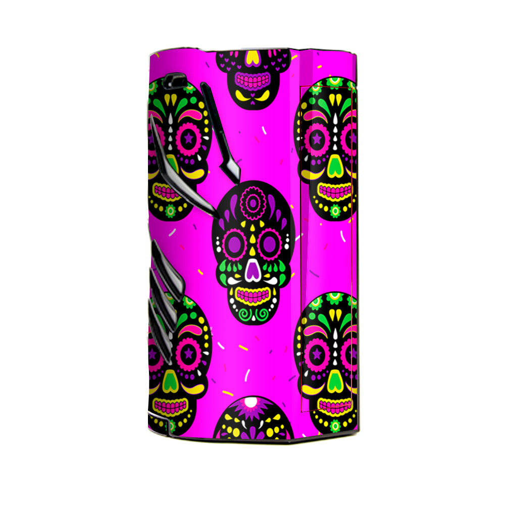  Pink Sugar Skulls Dia De Los Muertos T-Priv 3 Smok Skin