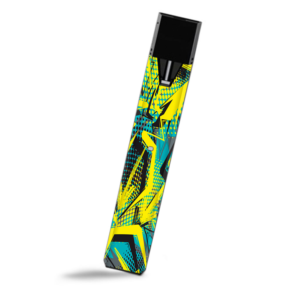  Yellow Blue Pop Art Arrows Smok Fit Ultra Portable Skin