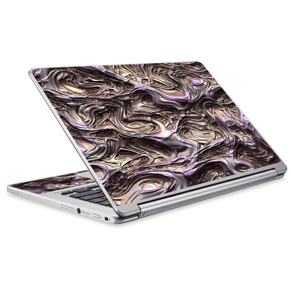 Skin Decal for Acer Chromebook R13 Laptop Vinyl Wrap Molten