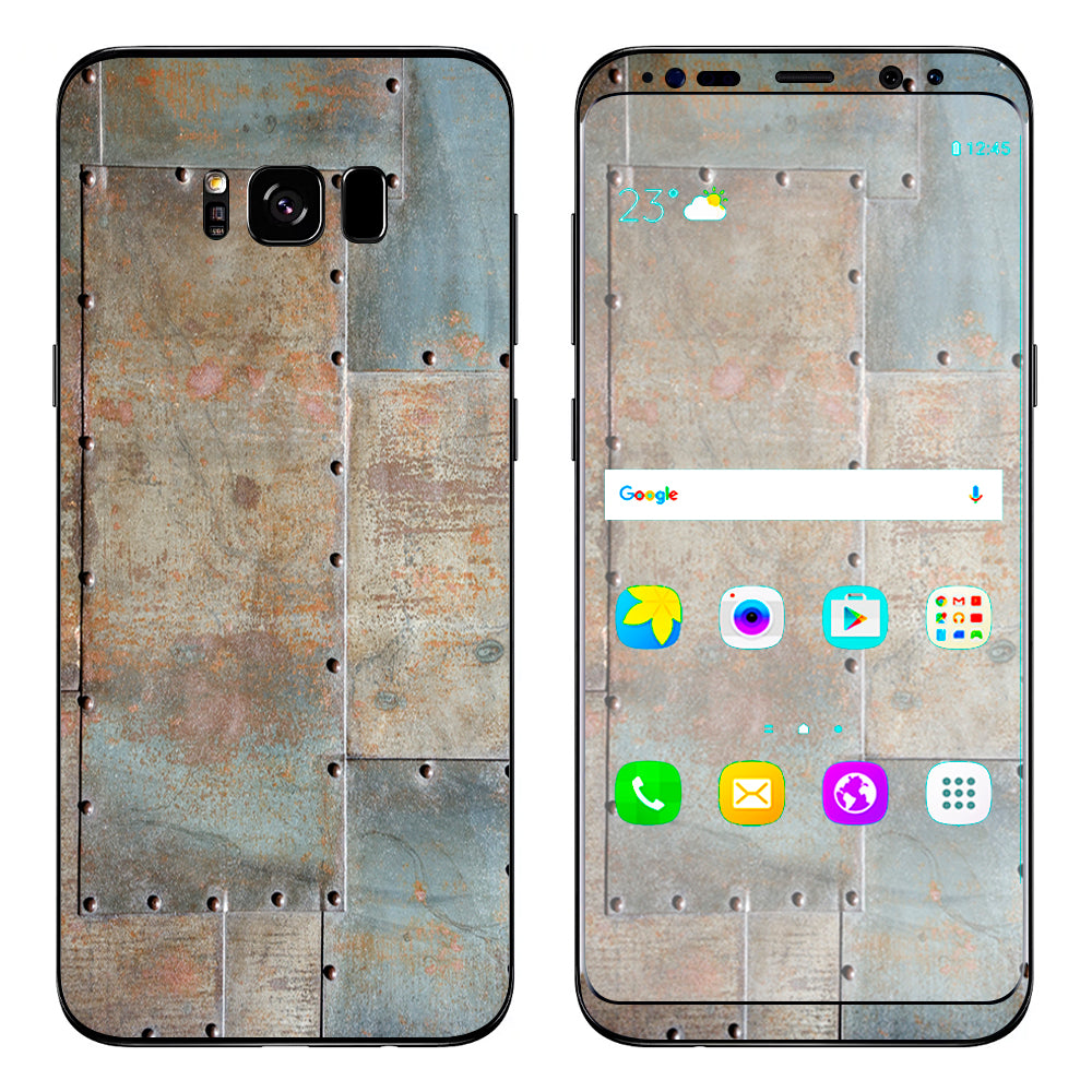  Metal Panel Aircraft Rivets Samsung Galaxy S8 Skin