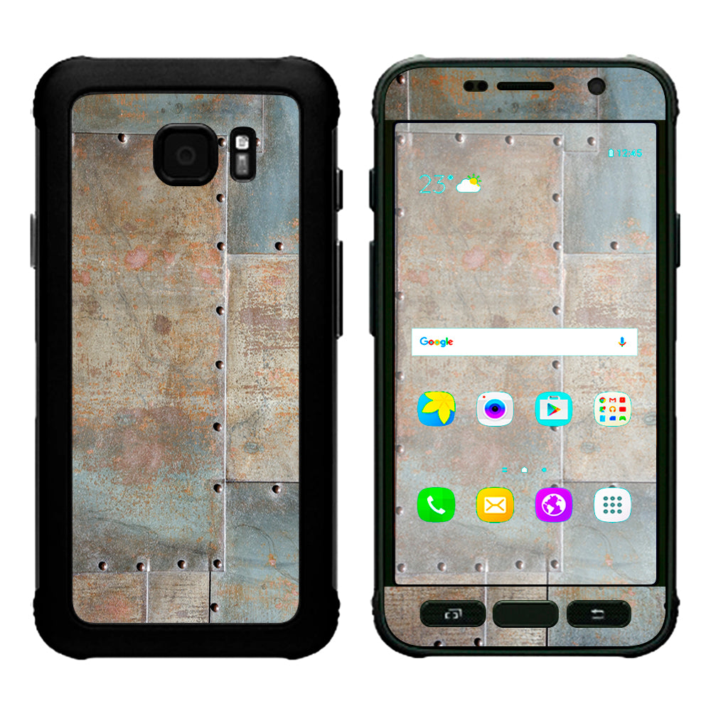  Metal Panel Aircraft Rivets Samsung Galaxy S7 Active Skin