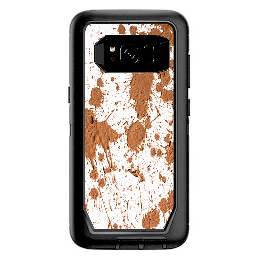  Mud Splatter Dirty Dirt Otterbox Defender Samsung Galaxy S8 Skin