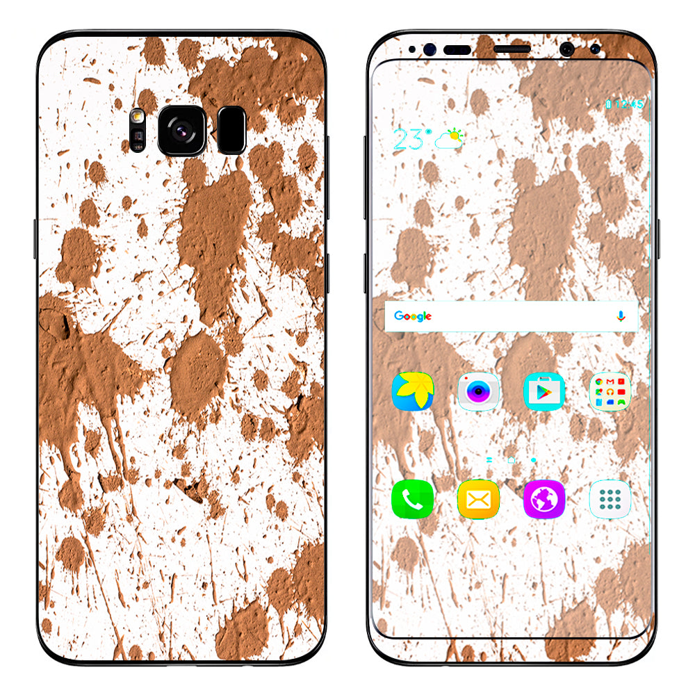  Mud Splatter Dirty Dirt Samsung Galaxy S8 Plus Skin