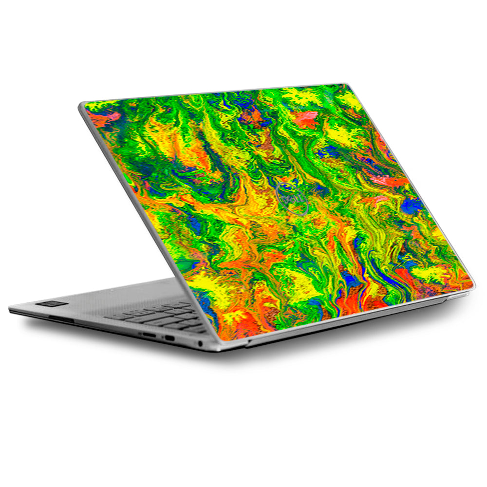  Green Trippy Color Mix Psychedelic Dell XPS 13 9370 9360 9350 Skin