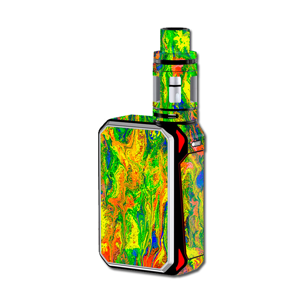  Green Trippy Color Mix Psychedelic Smok G-Priv Skin