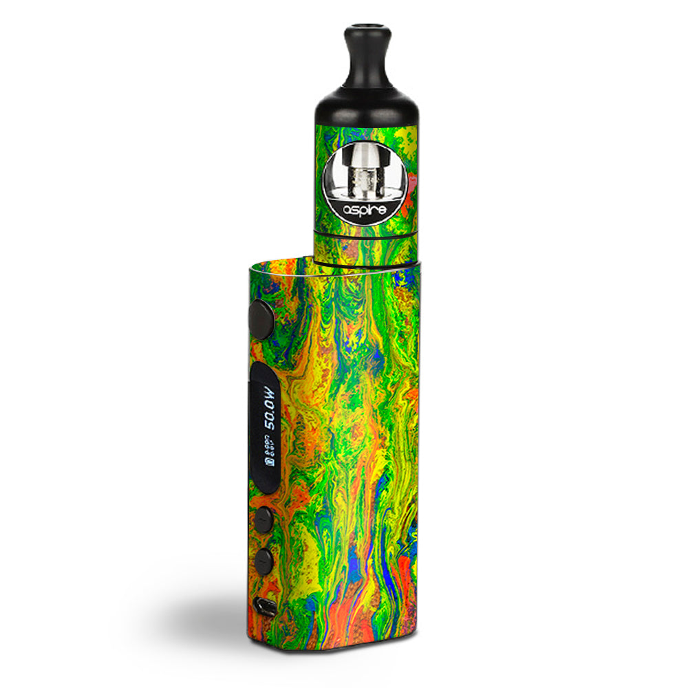  Green Trippy Color Mix Psychedelic Aspire Zelos Skin