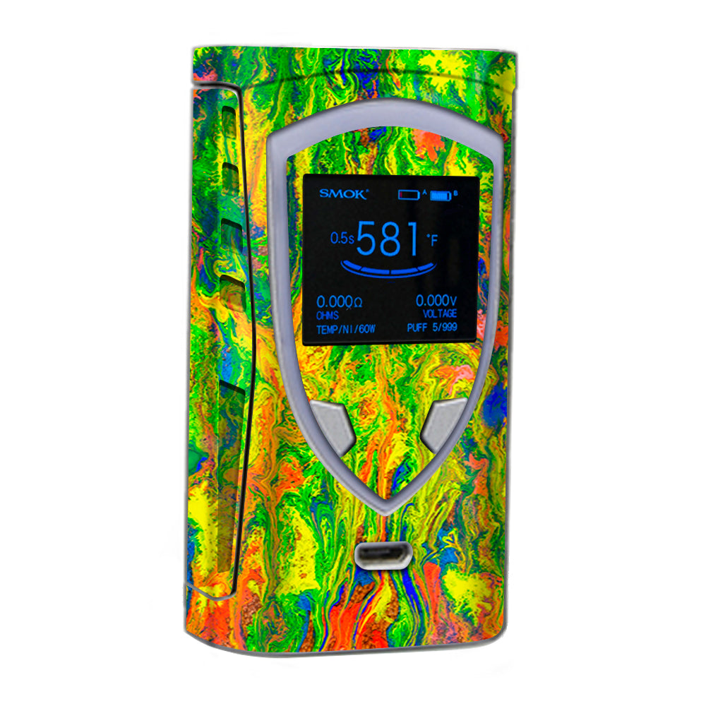 Green Trippy Color Mix Psychedelic Smok Pro Color Skin