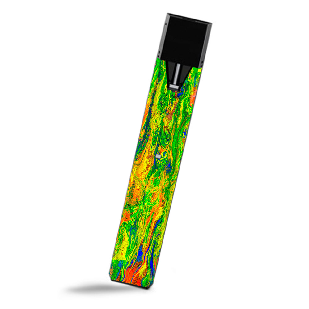  Green Trippy Color Mix Psychedelic Smok Fit Ultra Portable Skin