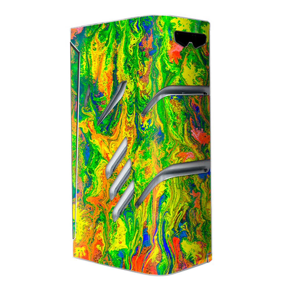  Green Trippy Color Mix Psychedelic Smok T-Priv Skin
