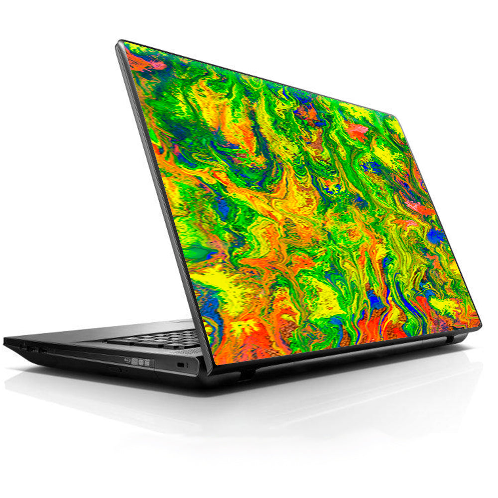  Green Trippy Color Mix Psychedelic HP Dell Compaq Mac Asus Acer 13 to 16 inch Skin