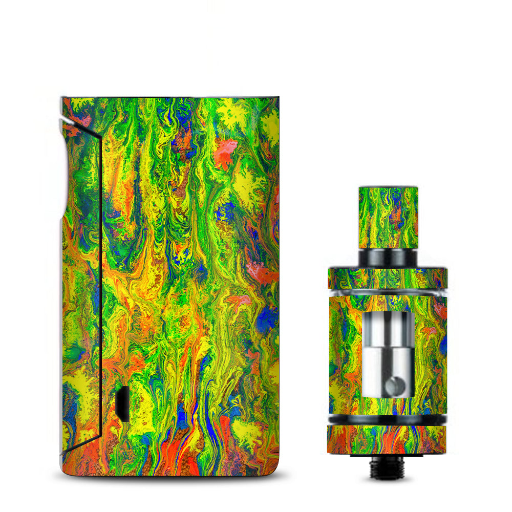  Green Trippy Color Mix Psychedelic Vaporesso Drizzle Fit Skin