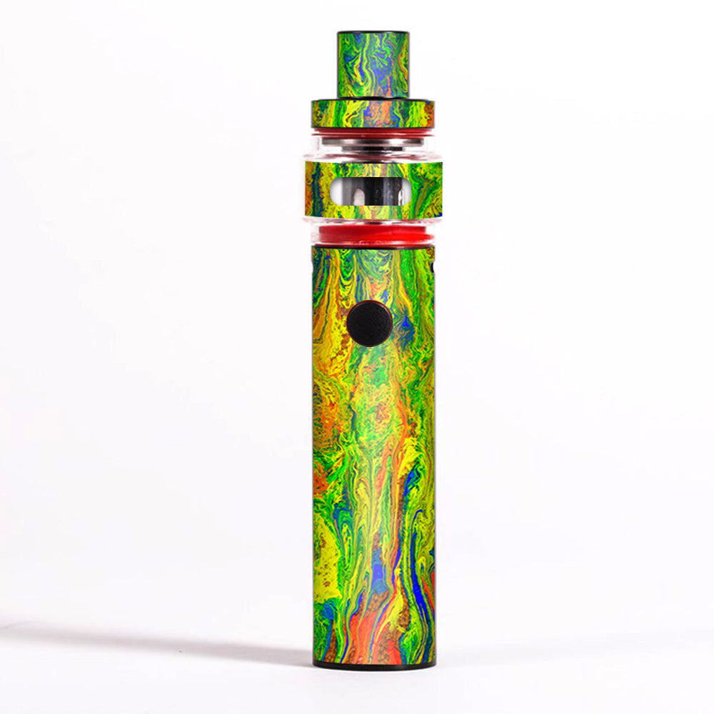 Skin Decal for Smok Pen 22 Starter Light Edition Vape / green trippy color mix psychedelic itsaskin.com Skin Decal for Smok Pen 22 Starter Light Edition Vape / green trippy color mix psychedelic itsaskin.com
