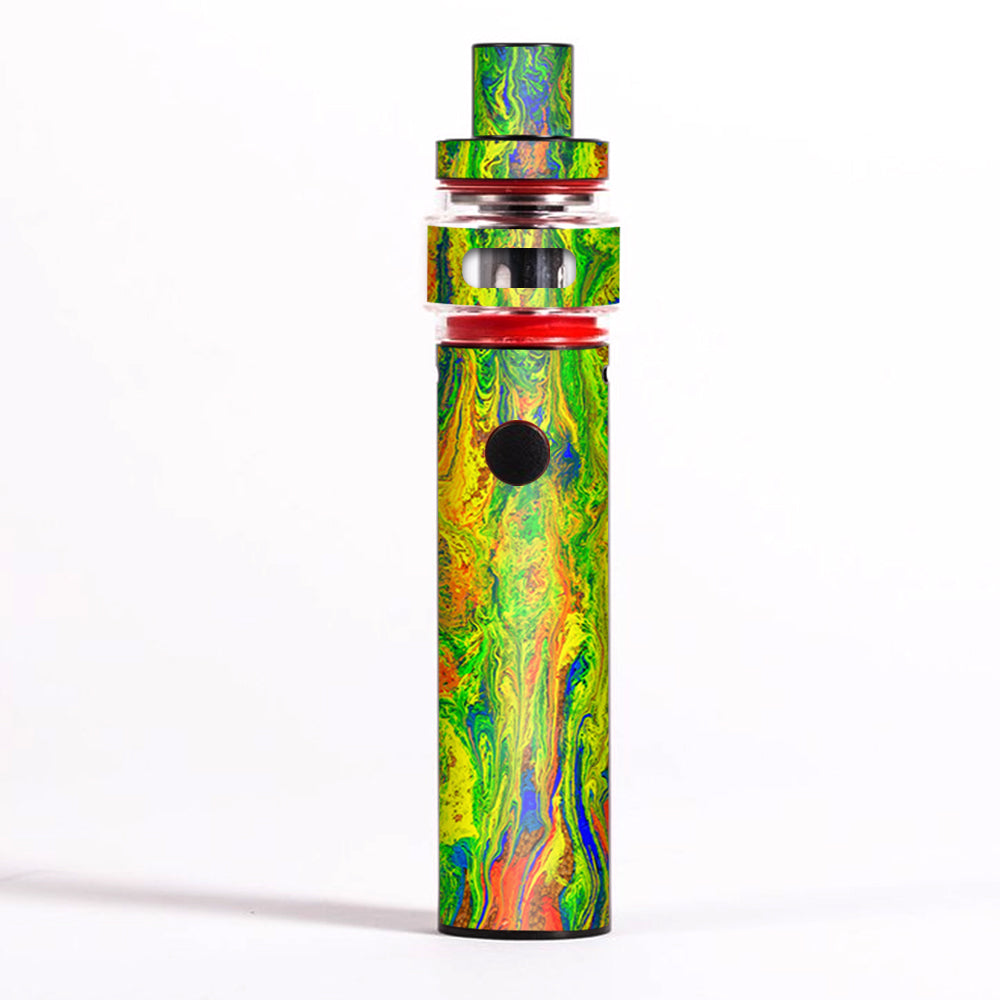  Green Trippy Color Mix Psychedelic Smok Pen 22 Light Edition Skin
