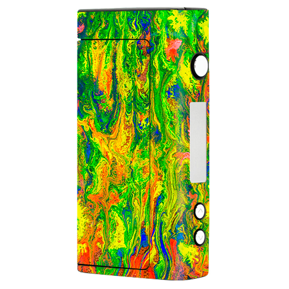  Green Trippy Color Mix Psychedelic Sigelei Fuchai 200W Skin