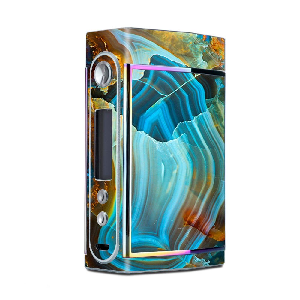  Beautiful Geode Precious Stone Blue Brown Too VooPoo Skin