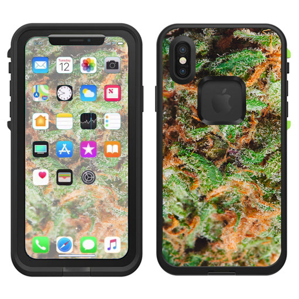  Nug Bud Weed Maijuana Lifeproof Fre Case iPhone X Skin
