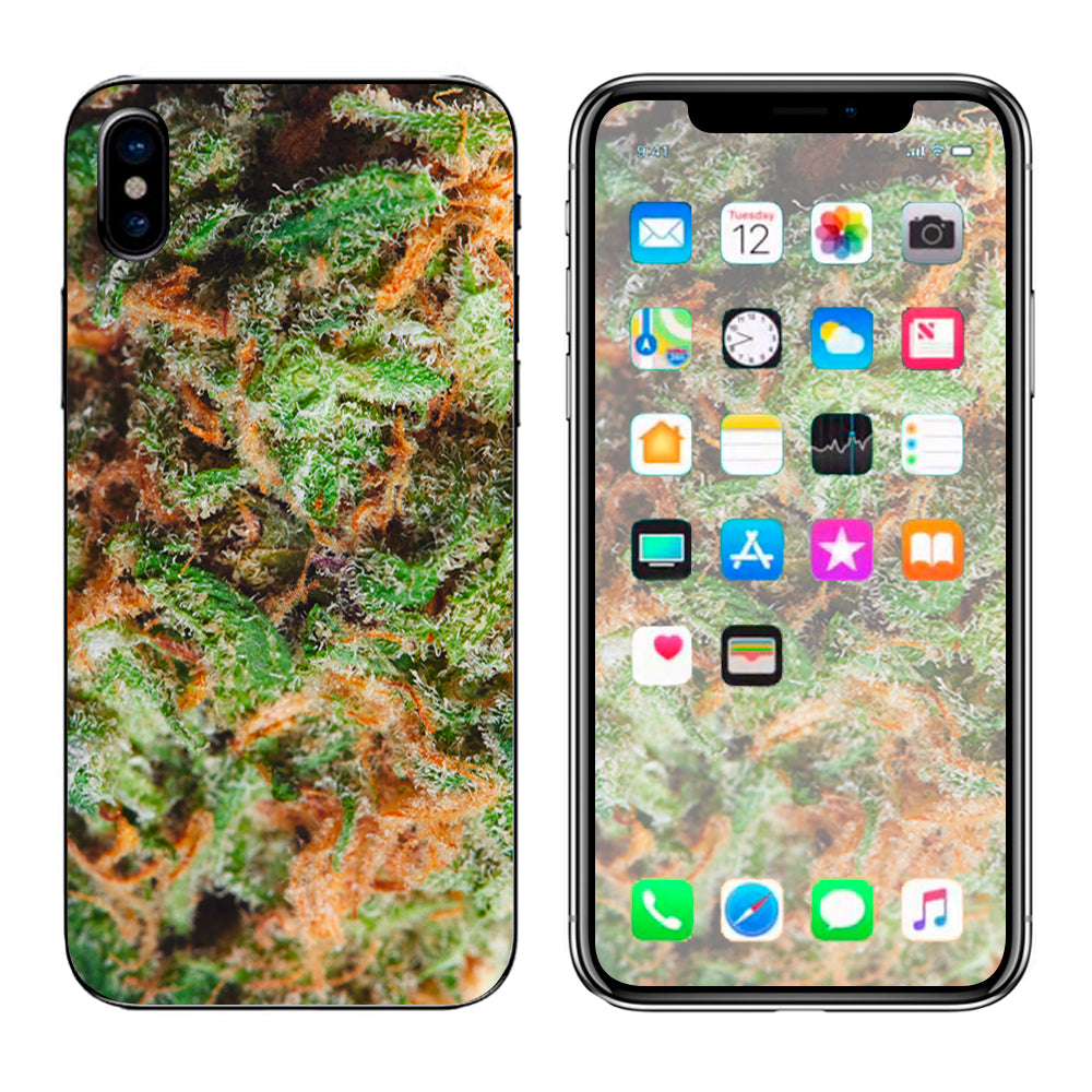 Nug Bud Weed Maijuana Apple iPhone X Skin