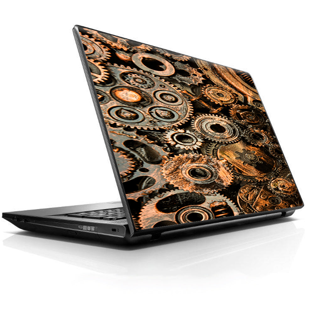  Old Gears Steampunk Patina HP Dell Compaq Mac Asus Acer 13 to 16 inch Skin