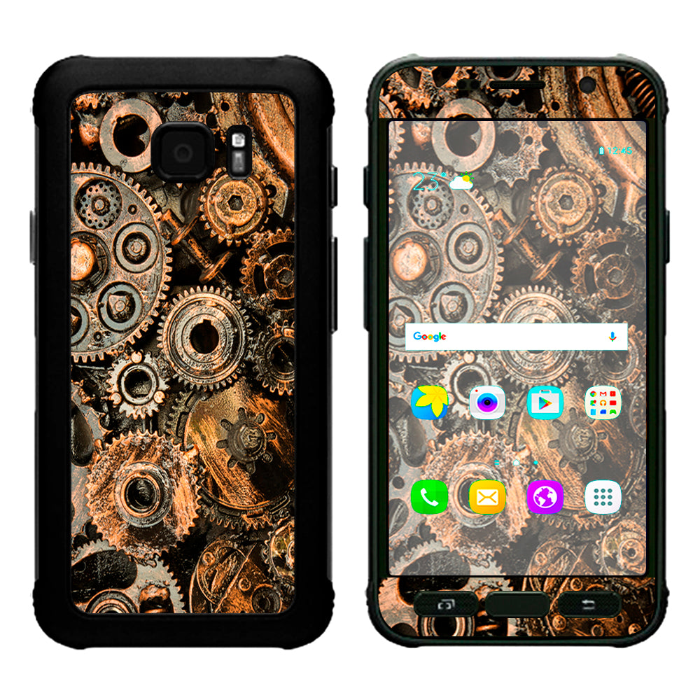  Old Gears Steampunk Patina Samsung Galaxy S7 Active Skin