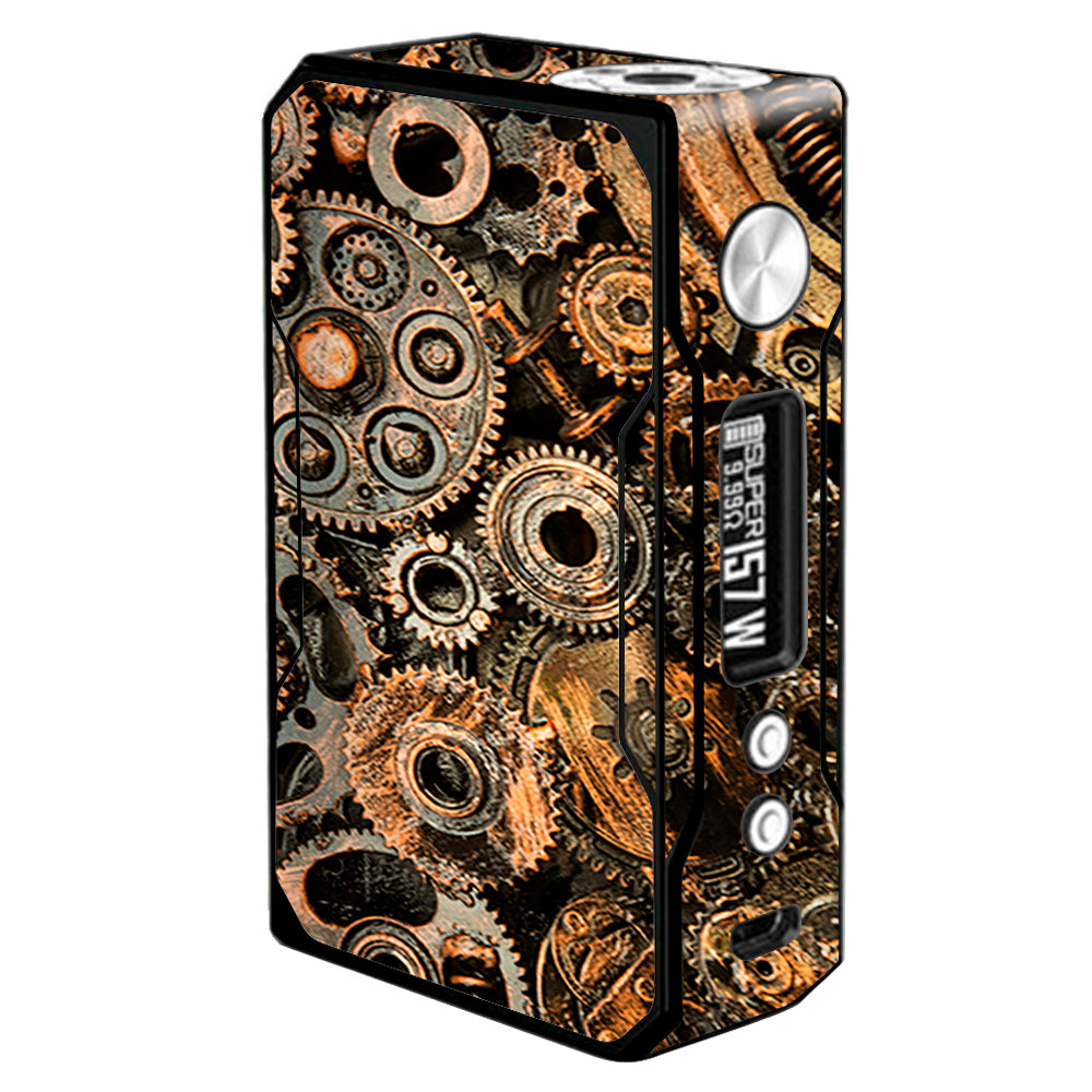  Old Gears Steampunk Patina Voopoo Drag 157w Skin