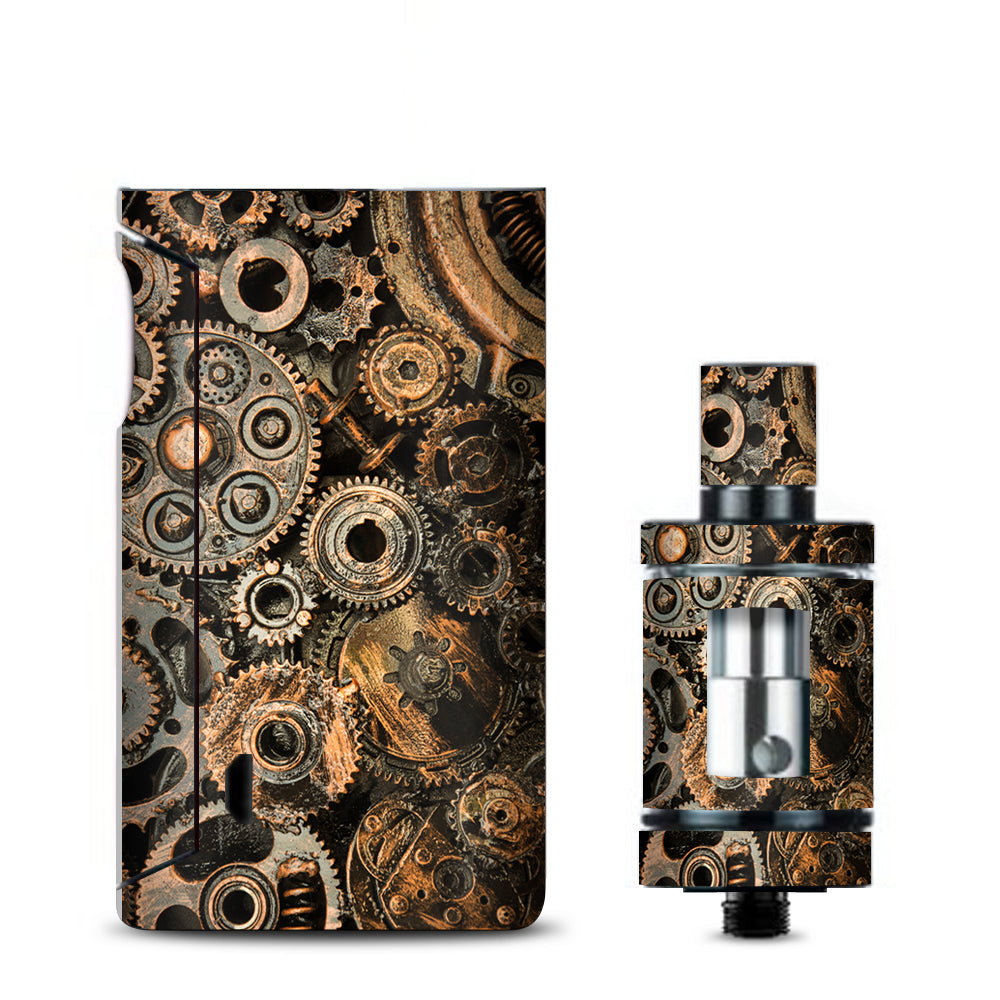  Old Gears Steampunk Patina Vaporesso Drizzle Fit Skin