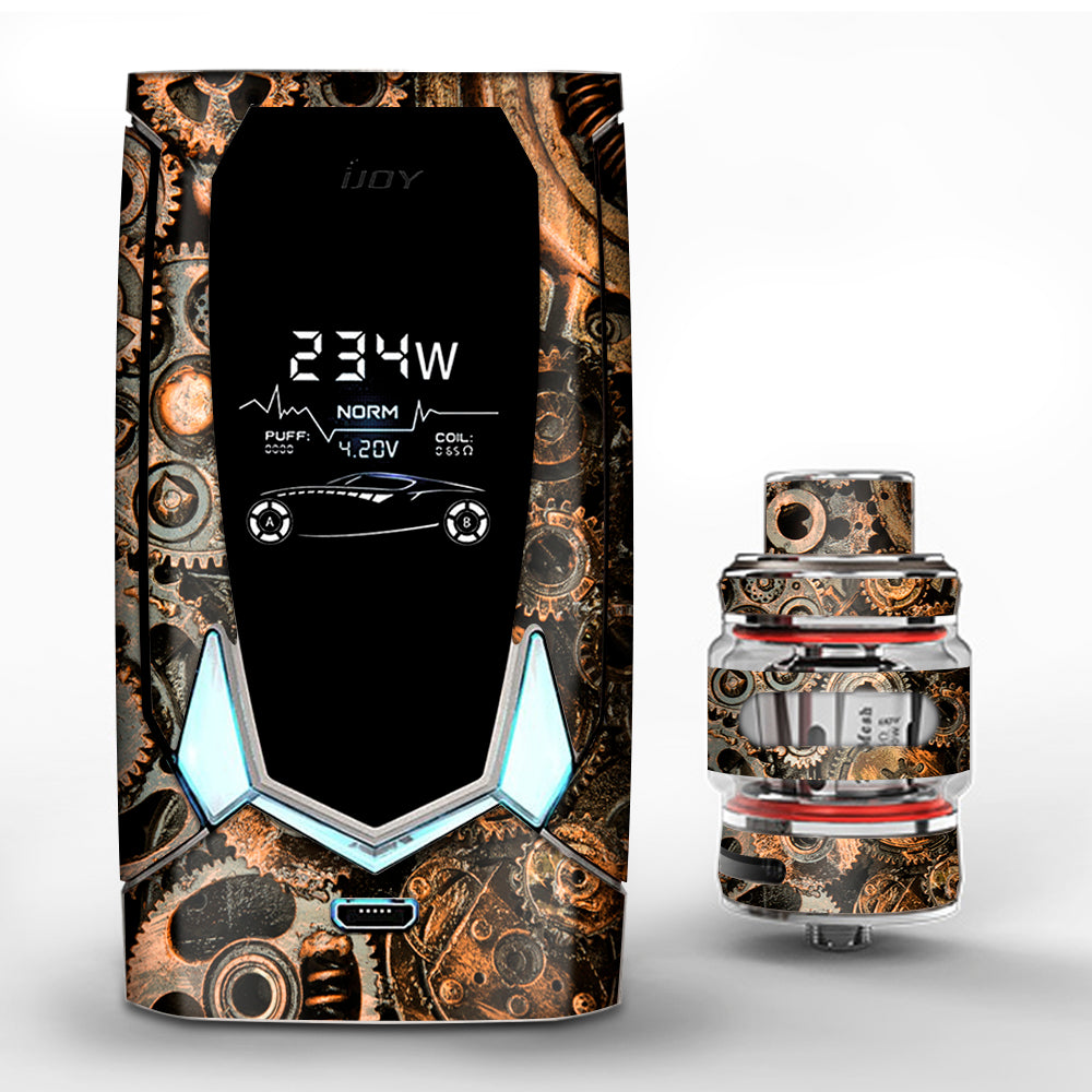  Old Gears Steampunk Patina iJoy Avenger 270 Skin