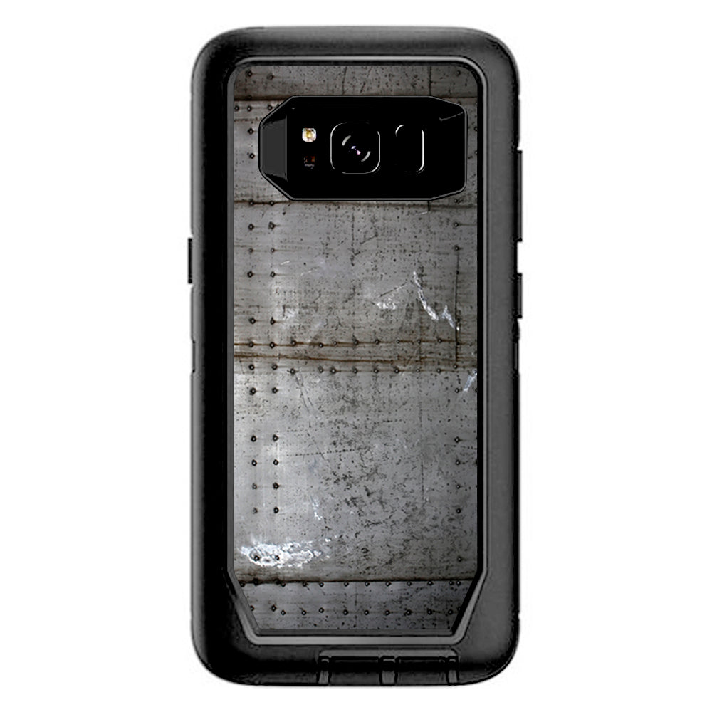  Old Metal Rivets Panels Otterbox Defender Samsung Galaxy S8 Skin