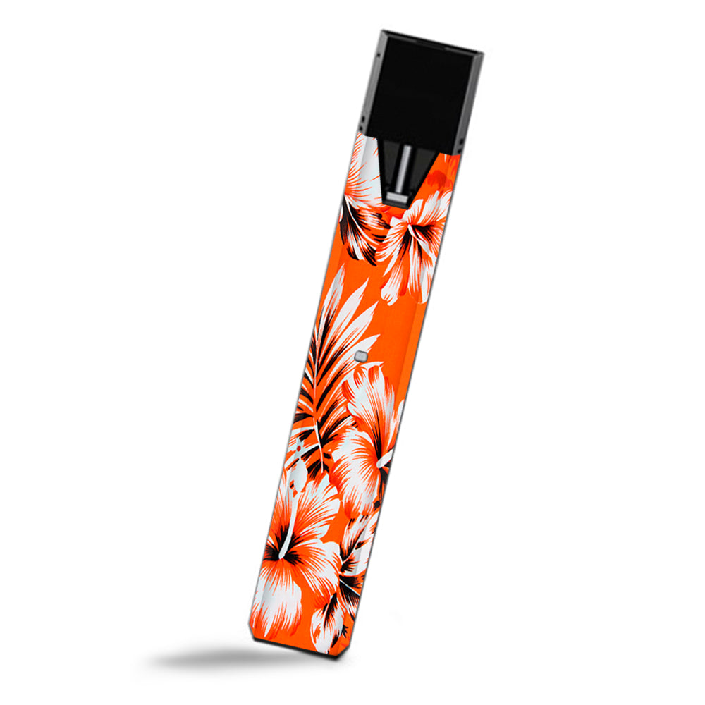  Orange Tropical Hibiscus Flowers Smok Fit Ultra Portable Skin