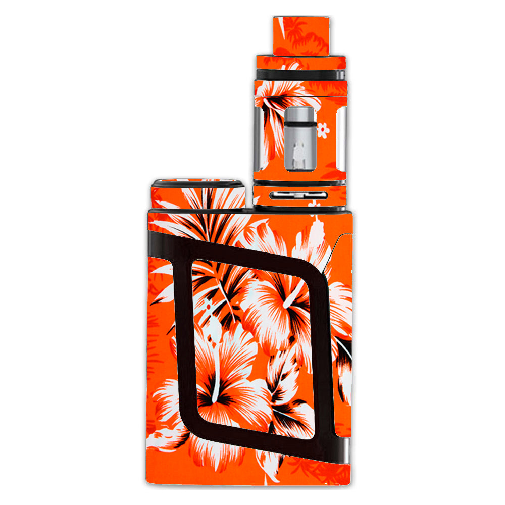  Orange Tropical Hibiscus Flowers Smok AL85 Skin