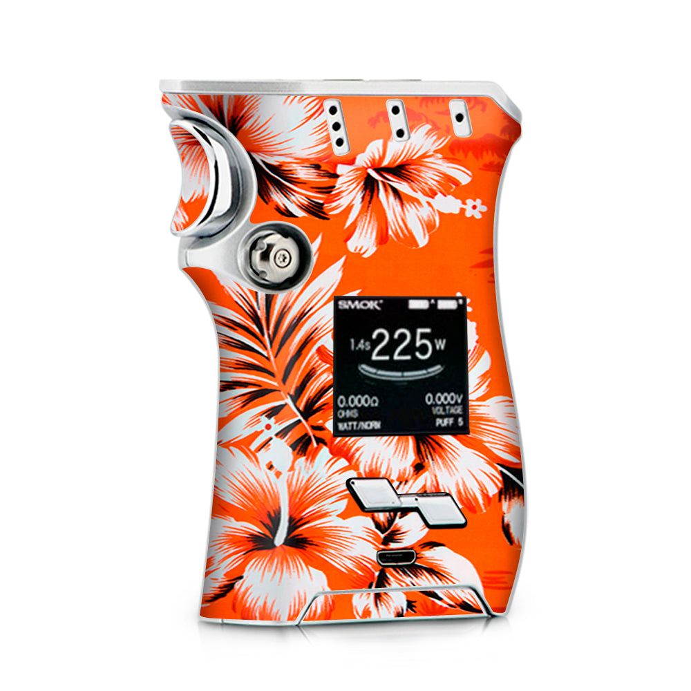  Orange Tropical Hibiscus Flowers Smok Mag kit Skin