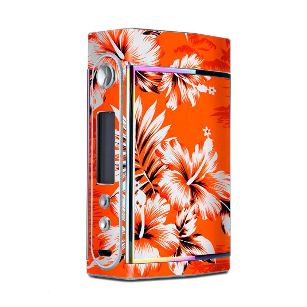  Orange Tropical Hibiscus Flowers Too VooPoo Skin