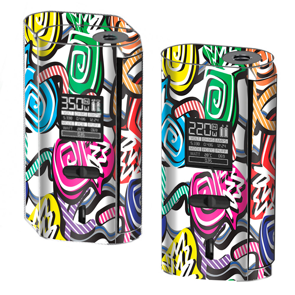  Squiggles Swirls Pop Art Smok GX2/4 Skin