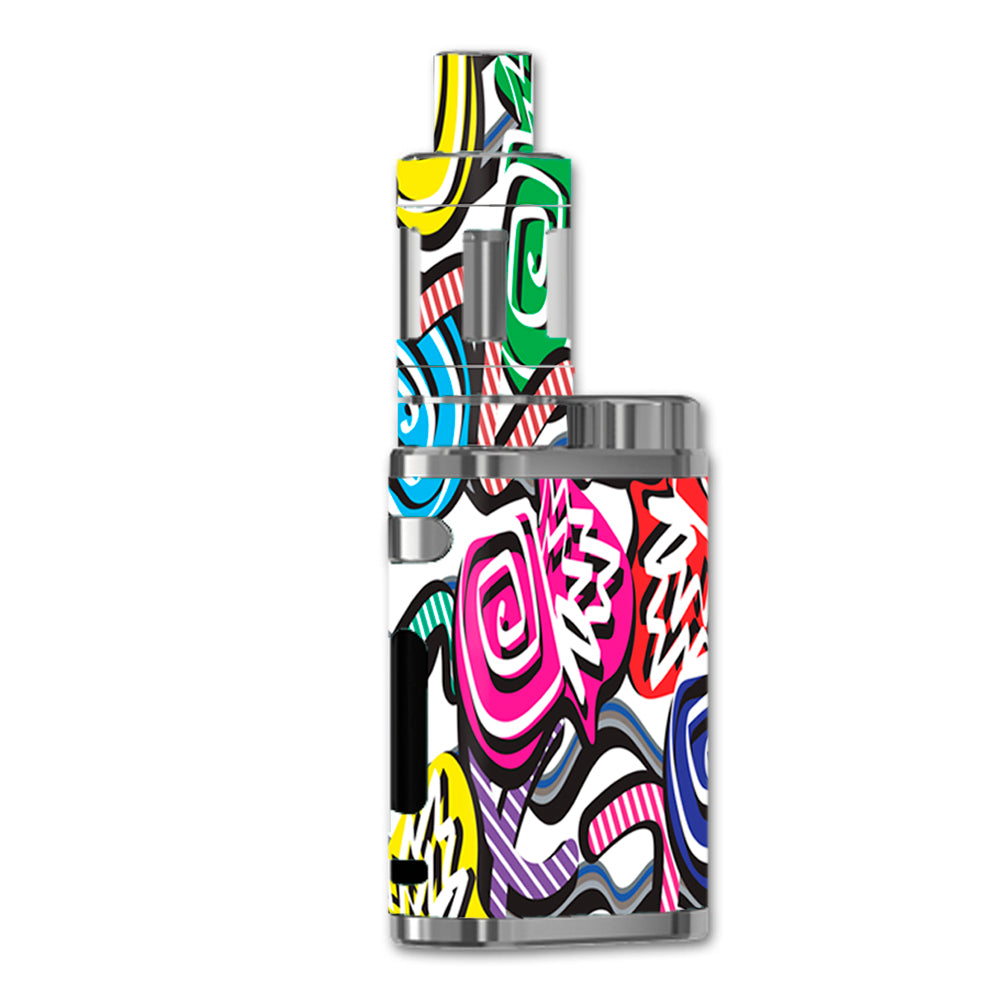  Squiggles Swirls Pop Art eLeaf iStick Pico 75w Skin