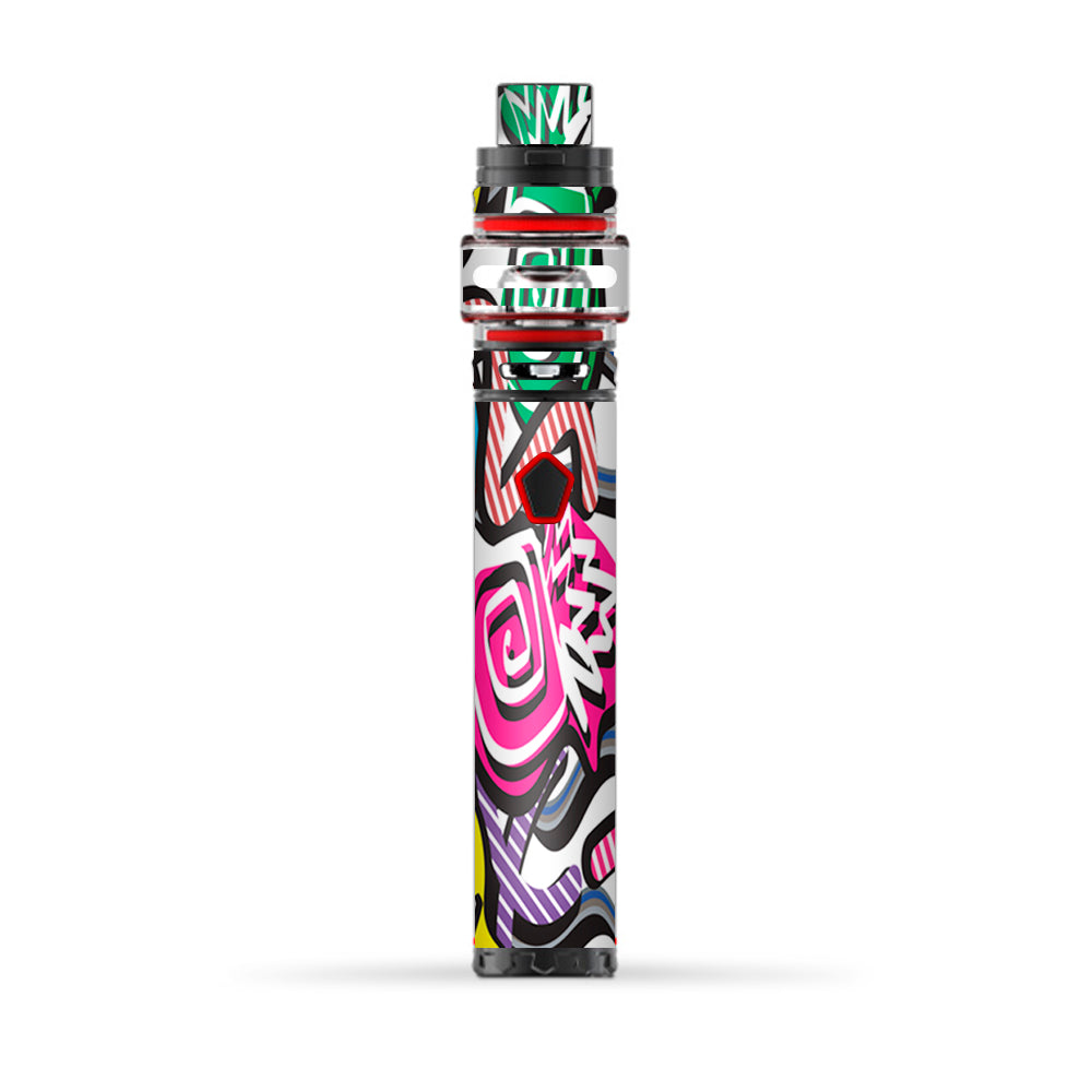  Squiggles Swirls Pop Art Smok Stick Prince Baby Skin